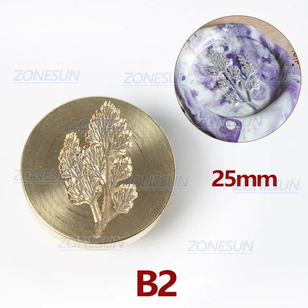 B2 ZONESUN специальная печать штамп с деревянной ручкой для упаковки подарков письма конверты посылки DIY свадебные приглашения - Цвет: B2