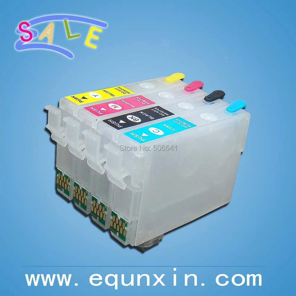 Многоразовый картридж T2521 с дуговым чипом совместимый для Epson анализатора WF3620 WF3640