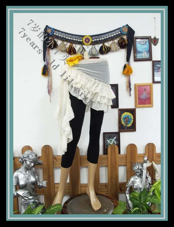 Ремень для танца живота прозрачный тонкий платок аксессуар в готическом стиле |