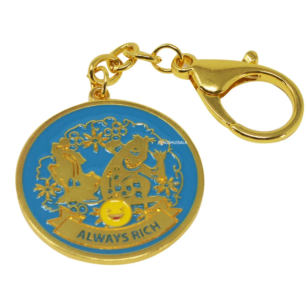 Fengshui 12 животных Wish Geanting брелок для ключей с амулетом W Fengshuisale красный