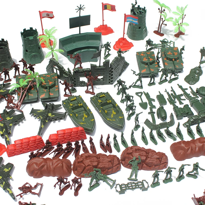 Военная игрушка времен Второй мировой войны модель солдата 290 шт. 4 см специально