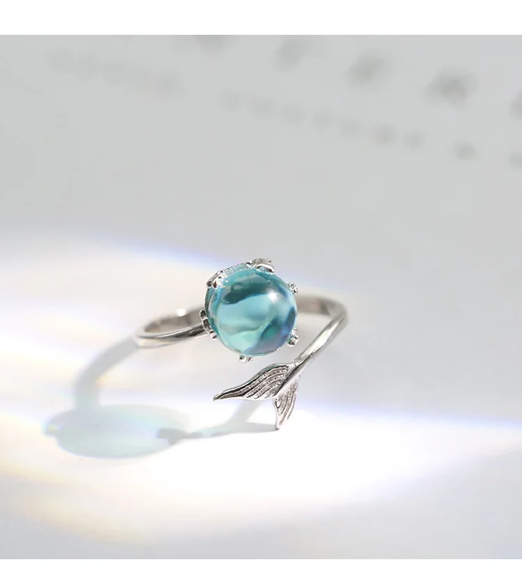 Модное s-образное кольцо из стерлингового серебра s925 пробы женское Открытое с