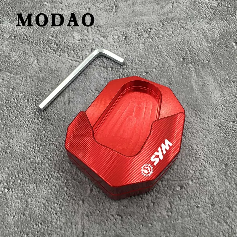 Red Для SYM CRUISYM150 CRUISYM180 CRUISYM150 180 мотоциклетная подставка боковая пластина для расширения стойки - Цвет: Red