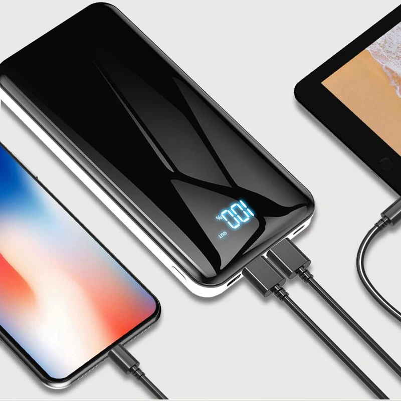 Новое поступление портативное зарядное устройство 20000 мАч двойной USB портативный