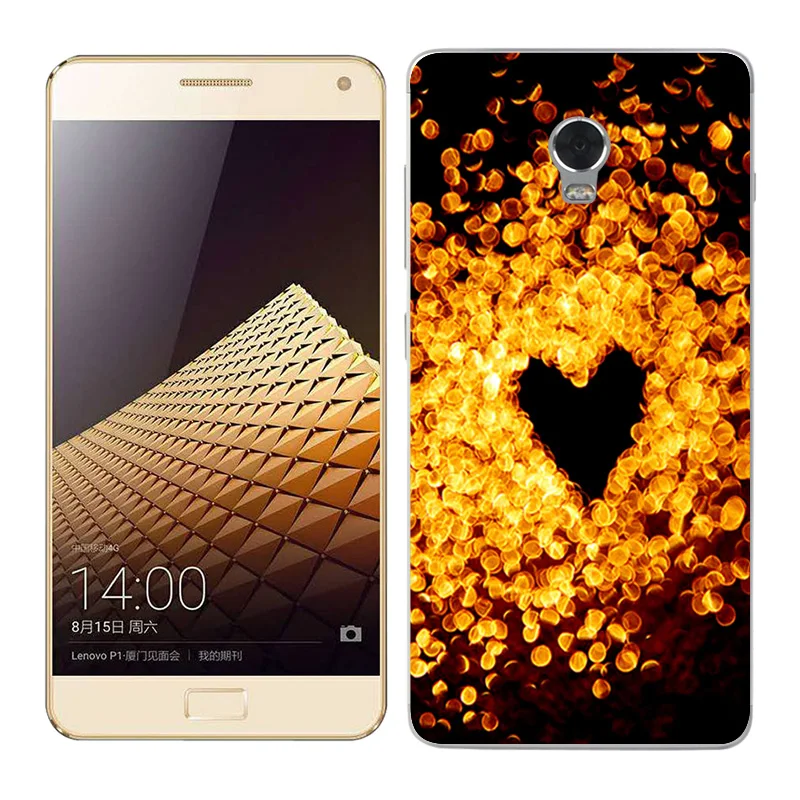 Чехол для телефона Lenovo Vibe P1 TPU мягкий чехол задней панели силиконовый с