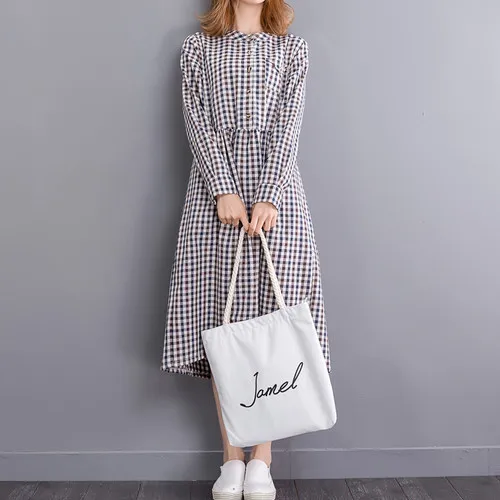 Мори девушка осень весна Midi женское платье сладкий круглый Средства ухода за