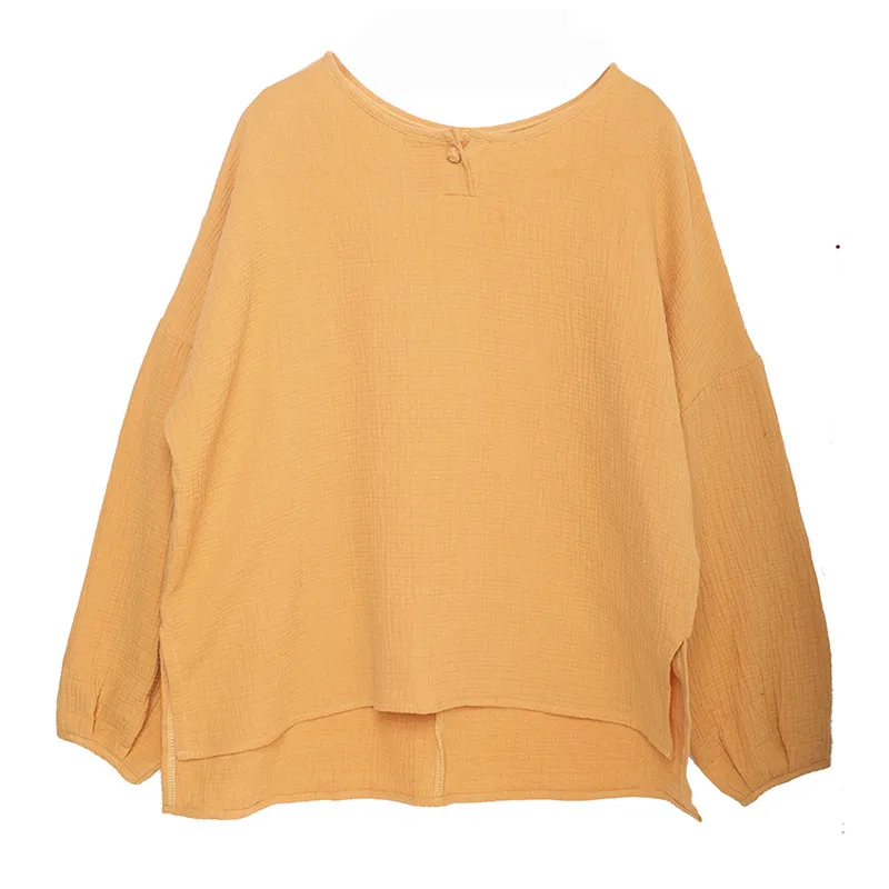 Женские блузки весна 2020 одежда из хлопка и льна с длинным рукавом летние рубашки