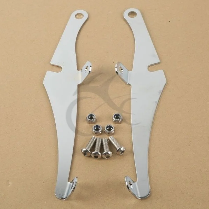 Черный/хром лобовое стекло кронштейн крепления для мотоцикла Harley Sportster XL 883 1200 1986