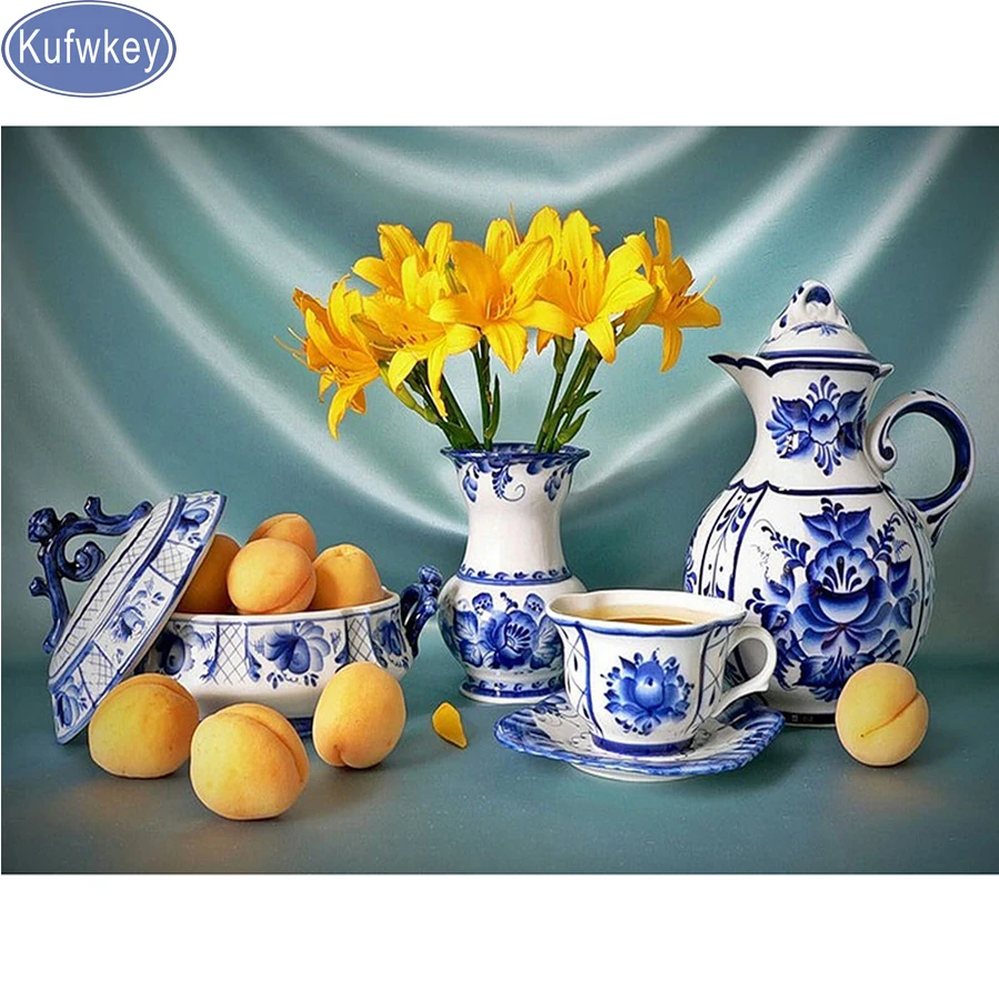 Алмазная 5D картина для рукоделия сделай сам натюрморт цветок вышивка крестиком