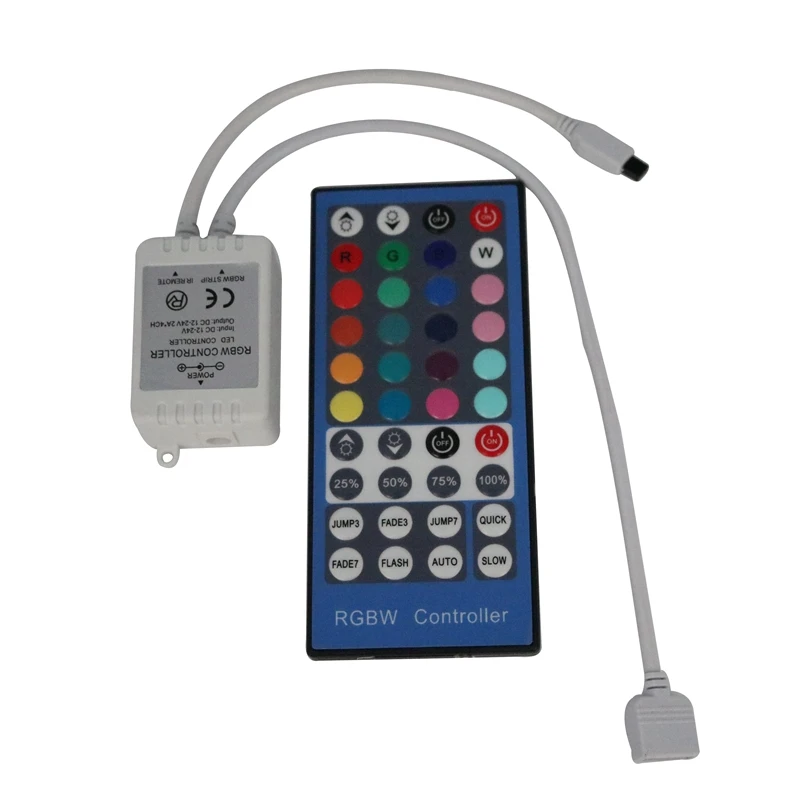 KZKRSR 2 4G 4 канала DC12V 24 V LED RGBW контроллер Диммер 40 клавиш пульт дистанционного