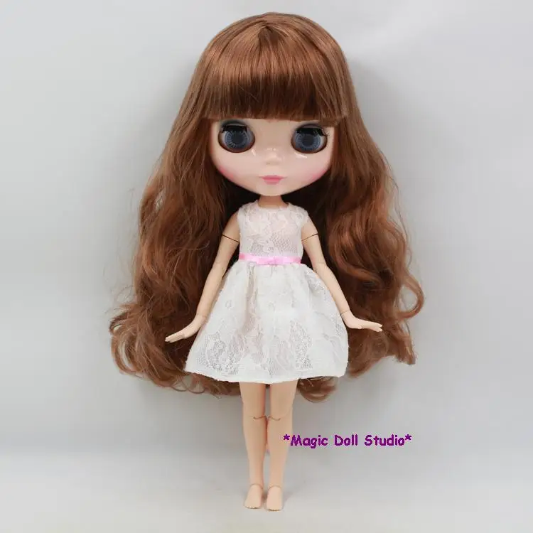 12 дюймовая кукла BJD NeoBlythe BrownLong Hiar голая Blyth пластиковая розничная Neoblythe [NBL028]|doll
