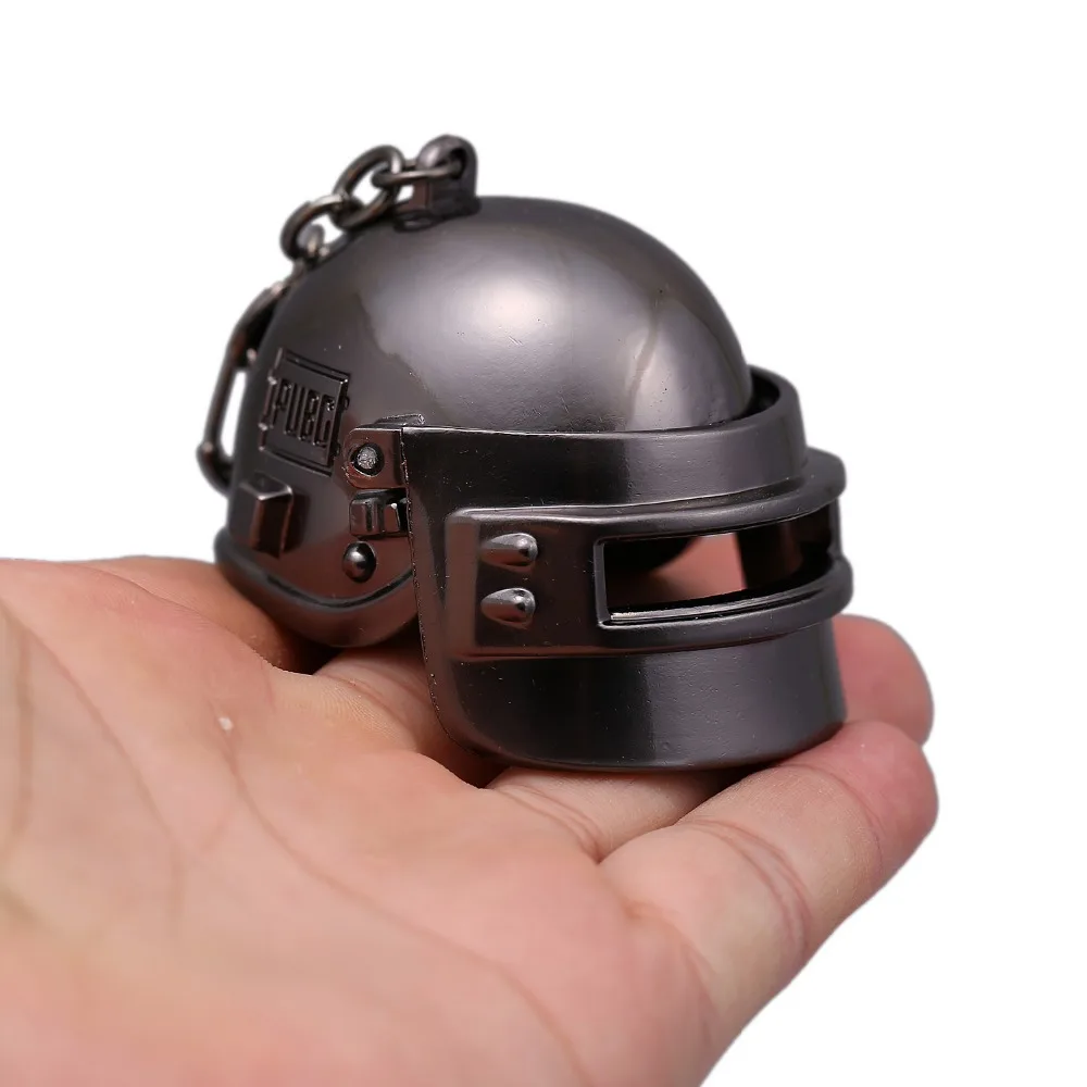 Брелок Playerunknown's Battlegrounds с 3d подвеской в виде шлема большого уровня|key ring holder|keychain