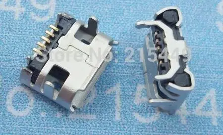 10 шт. Micro 5pin usb разъем для зарядки Lenovo L PAD A1 07 A390E A560E HuaWei C8600 C8500 U8150 U8800|connector c13|connector