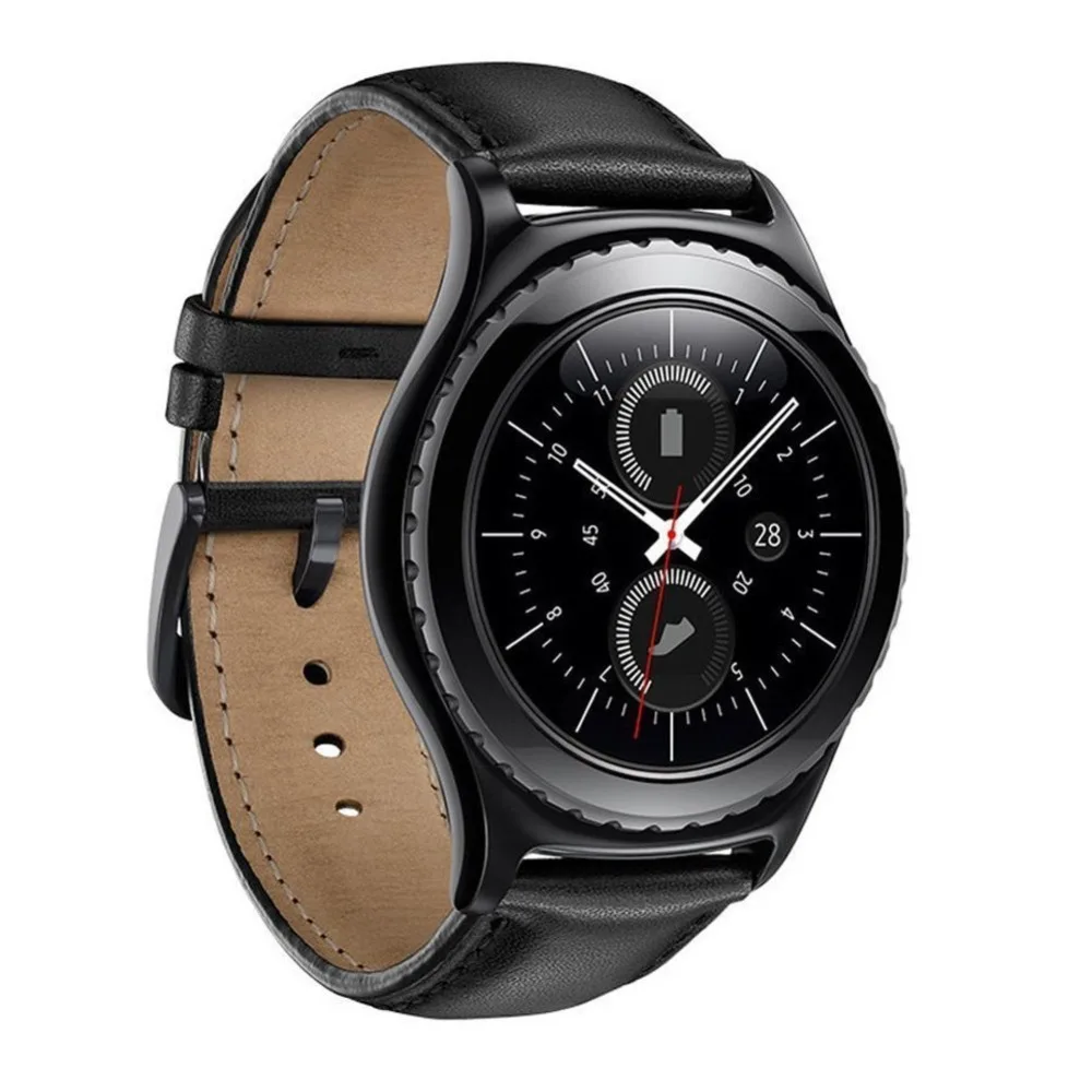 20 мм для Gear S2 классический смарт браслет Премиум мягкий ремешок из натуральной