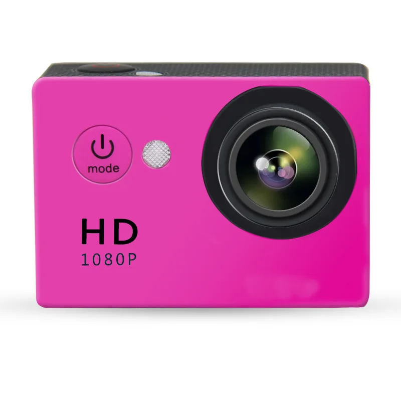 Rose Автомобильная камера Ultra HD 4 K, камера заднего вида, водонепроницаемая, 2 дюйма, 1080 p, автомобильная камера, Спортивная, водонепроницаемая, циклическая запись - Название цвета: Rose