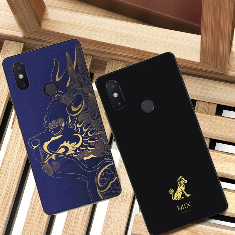 Чехол для xiaomi mi Mix 2 Mix2 мягкий силиконовый чехол телефона Mix3 3 | Мобильные телефоны