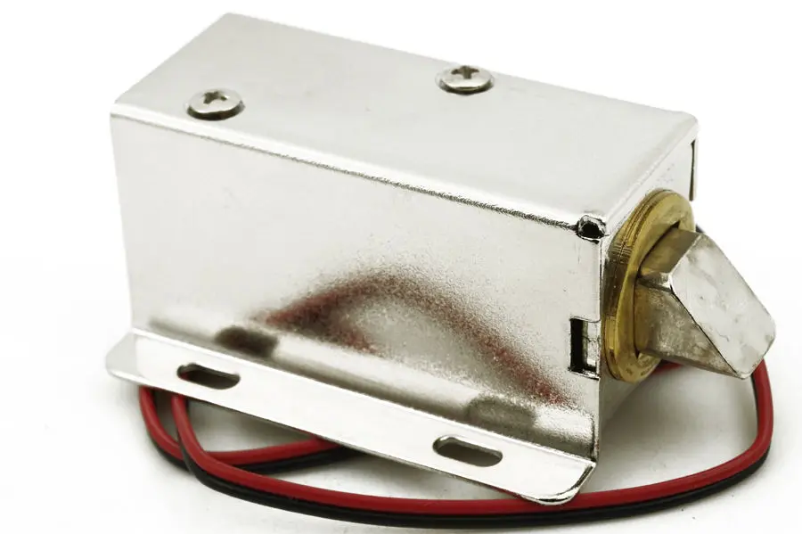 Дверной выдвижной шпунтовый Электрический замок в сборе соленоид тонкий дизайн