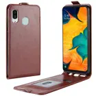 Кожаный чехол в стиле ретро для Samsung Galaxy A30, A305FD, A20, A40, для Samsung Galaxy A50, A10, кожаные флип-Чехлы, оболочка, чехлы