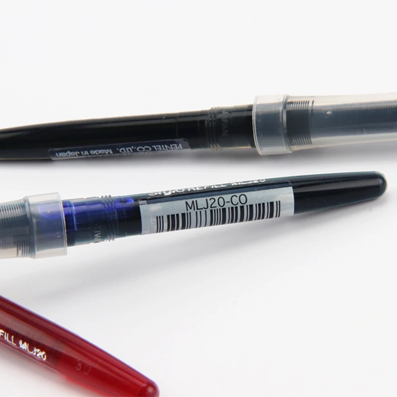 Перьевая ручка Pentel Tradio Pulaman заправка MLJ20 для TRJ50 0 7 2 мм Япония черный/синий/красный