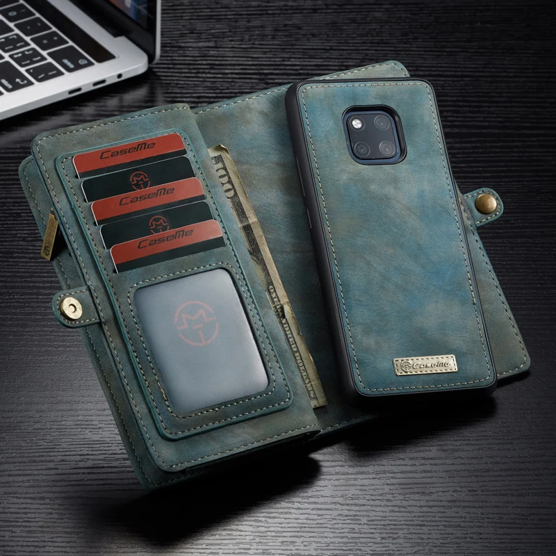 Роскошный чехол для телефона Huawei P20 P30 Pro Lite кожаный чехлы Mate 20 pro бумажник с