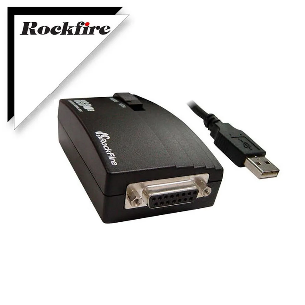Черный Новый USB к 15-полый штифт миди джойстик игровой порт адаптер гнездо конвертер Rockfire 15-P RM-203 игровому 98/ME/XP/2000 зеленый