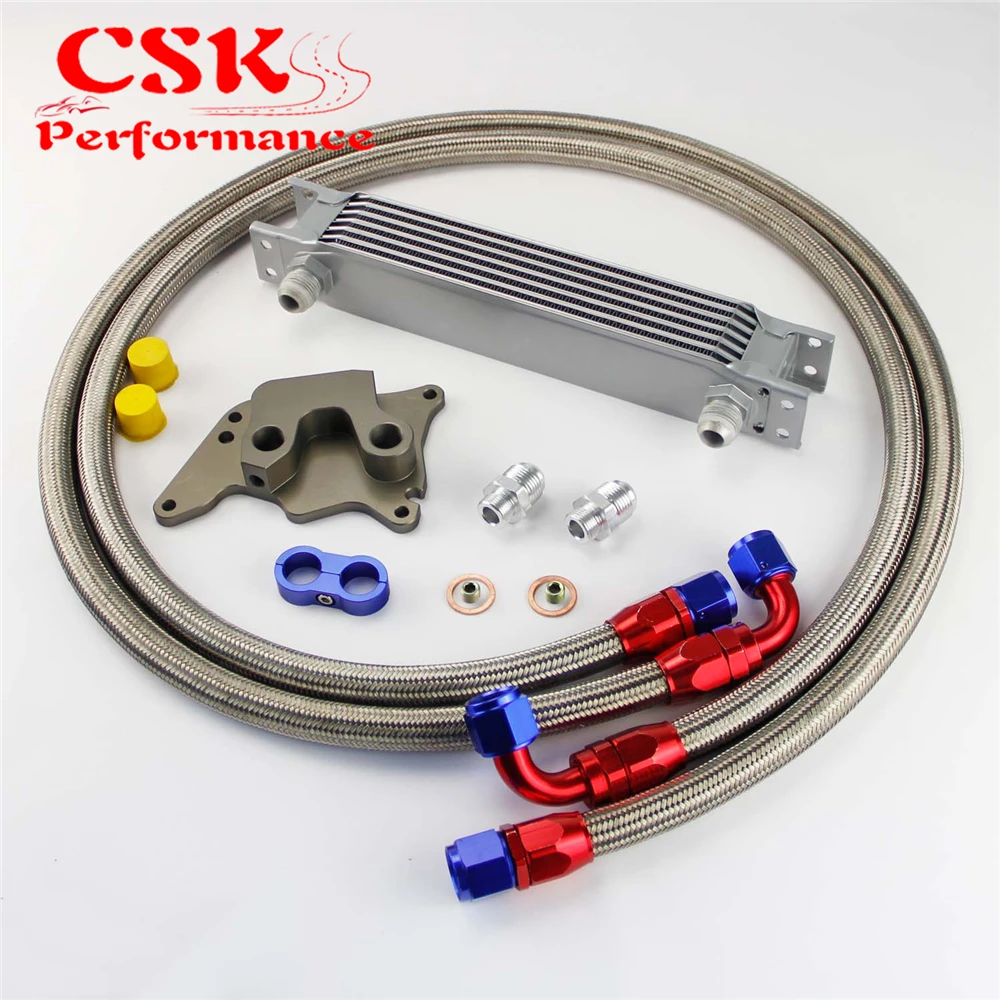 

7 ряд 248 мм AN10 Масляный радиатор British Kit Подходит для BMW Mini Cooper R56 Supercharger черный/серебристый