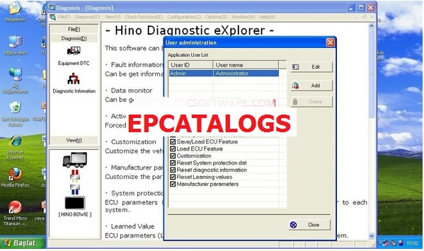 Инструмент для диагностики Хино и Reprog Manager 3.1.6 + keygen |