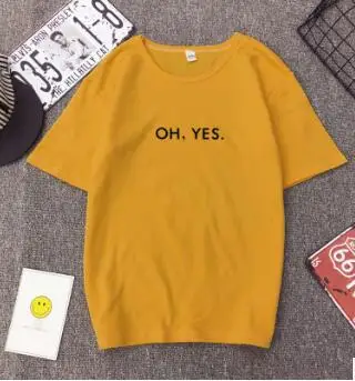 Привет да печать женская футболка смешные изделия из хлопка для Леди Девушка Топ