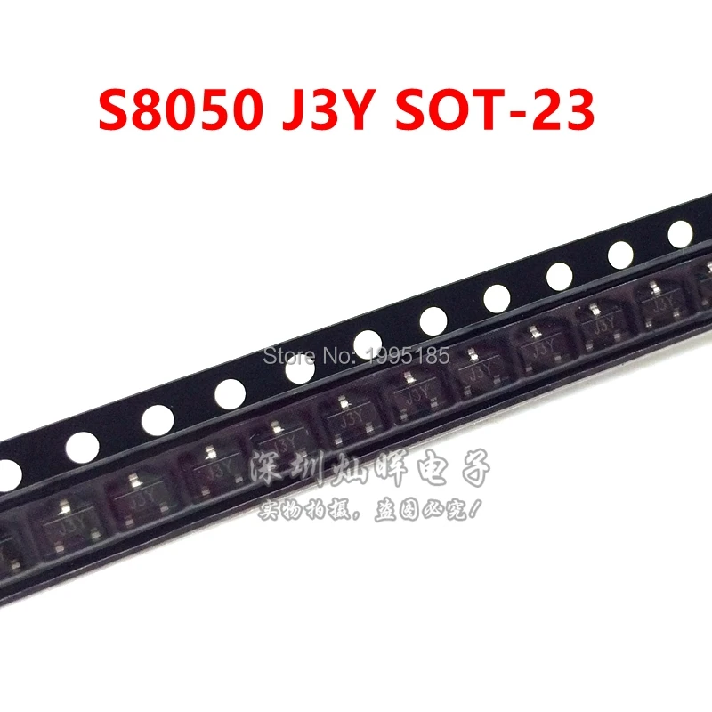 

100 ./ S8050 J3Y SOT-23 NPN SMD