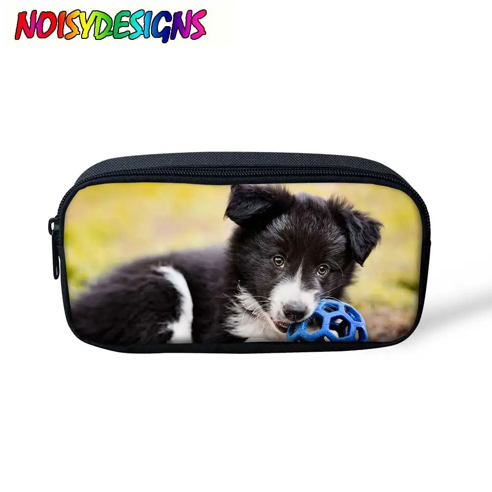 Border Collie пенал для мальчиков школьные принадлежности Kawaii карандашей Аниме Супер