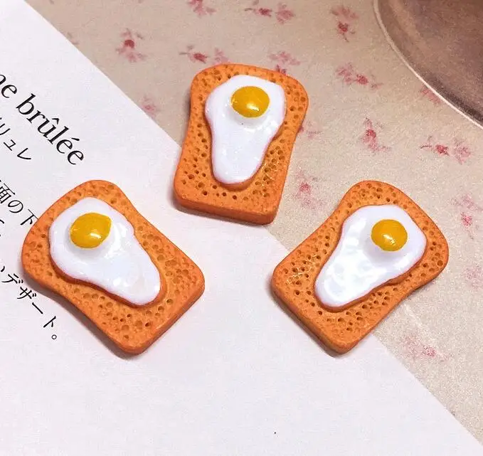 7PCS A 7 шт./лот хлебное яйцо полимер слизи амулеты Lizun глина для моделирования DIY Kit аксессуары коробка игрушка для детей поставки слаймов - Цвет: 7PCS A