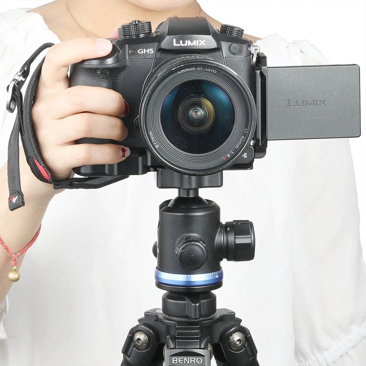 Smallrig GH5 специальный l кронштейн пластина для Panasonic Lumix /gh iPhone5 s быстросъемная