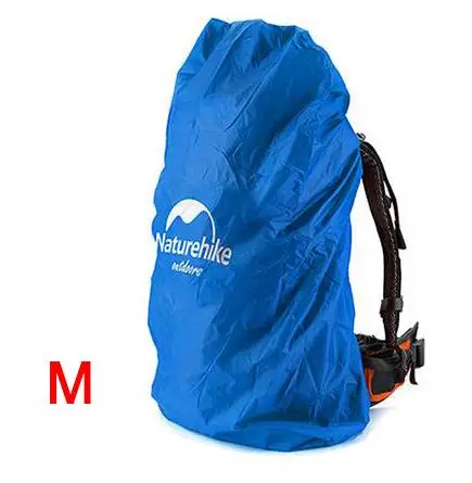 Blue M 30-50L NatureHike чехол для сумки 20~ 30L водонепроницаемый дождевик для рюкзака кемпинга пешего туризма Велоспорт школьный рюкзак багажные сумки пылезащитные чехлы - Цвет: Blue M 30-50L