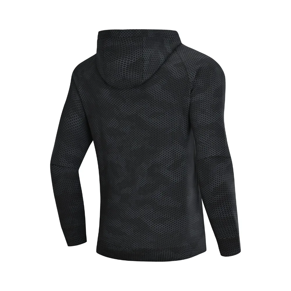 Li Ning мужской свитер с капюшоном серии Уэйд Повседневная Толстовка 66% хлопок 34%