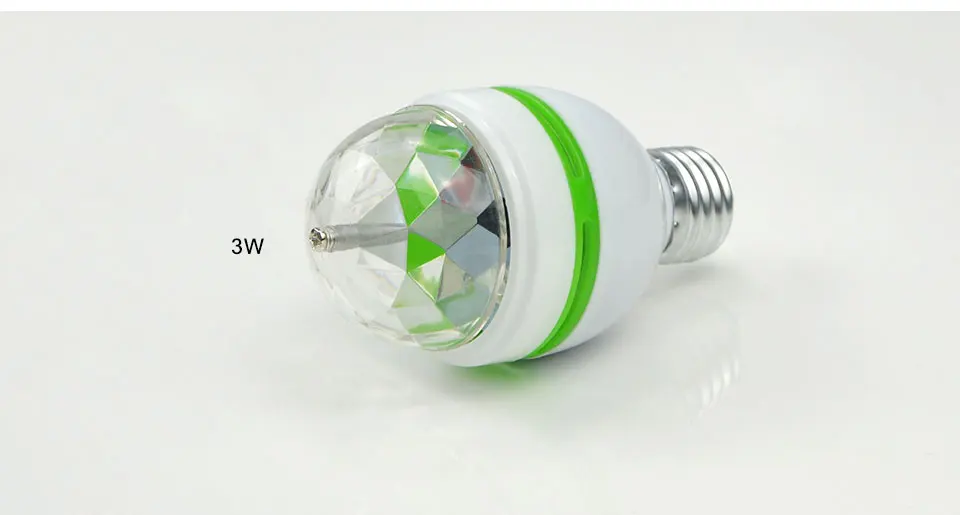 E27 3 Вт 6 Вт красочный Авто вращающийся RGB светодиодный светильник Волшебные лампочки вечерние лампы диско для украшения дома светильник ing лампа