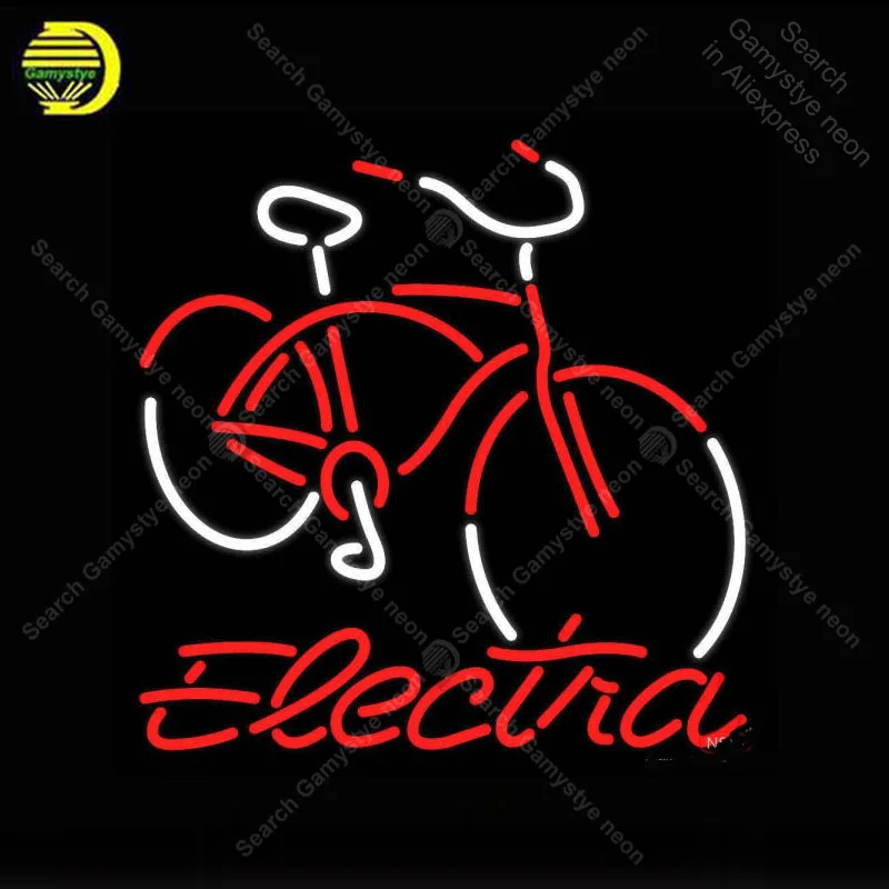 

Neon Sign for Electra Bicycle neon bulb Sign Neon lights Sign glass Tube Iconic Light Store display Custom LOGO anuncio luminoso