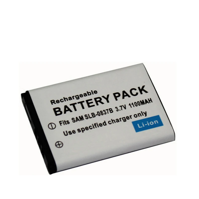1100 мАч для SAMSUNG SLB 0837B SLB0837B цифровых фотоаппаратов аккумулятор видеокамера NV10 Digimax