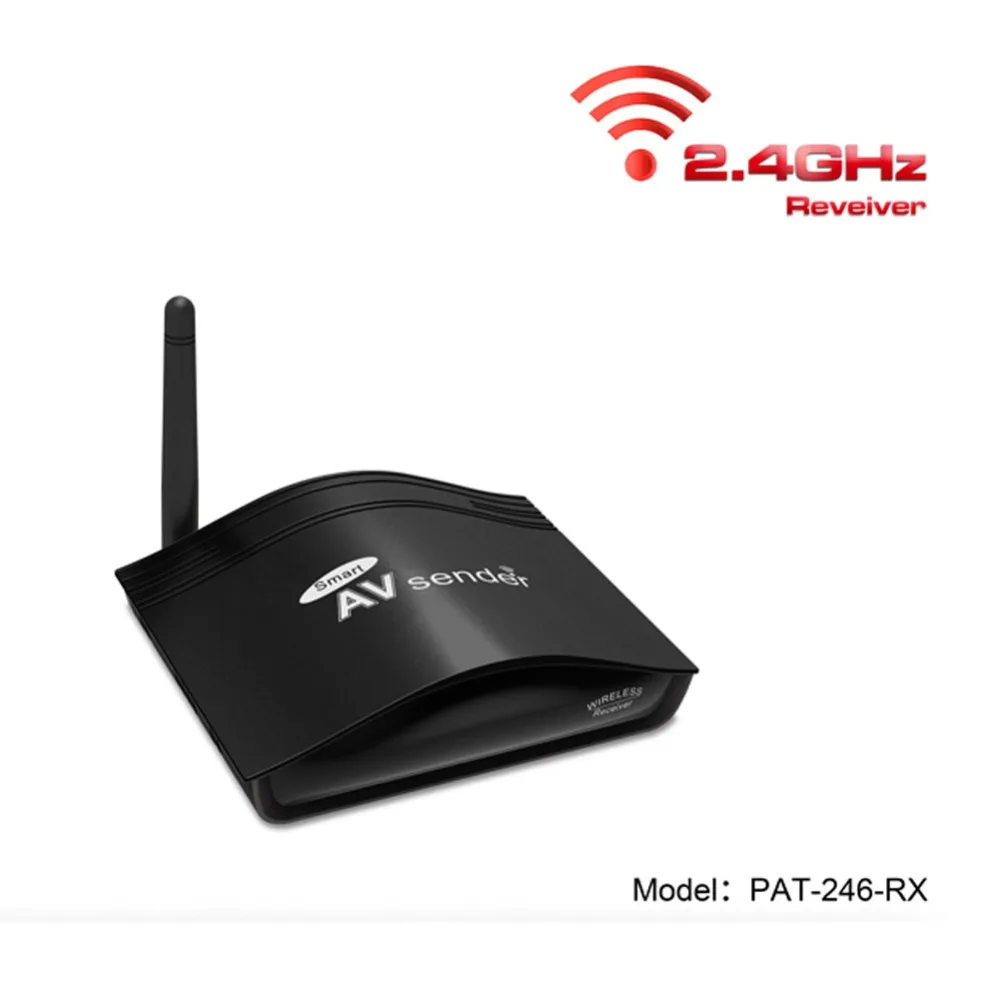 1 передатчик до 2 приемника pat-246 Smart 2.4 ГГц Беспроводной 250 м AV ТВ отправителя