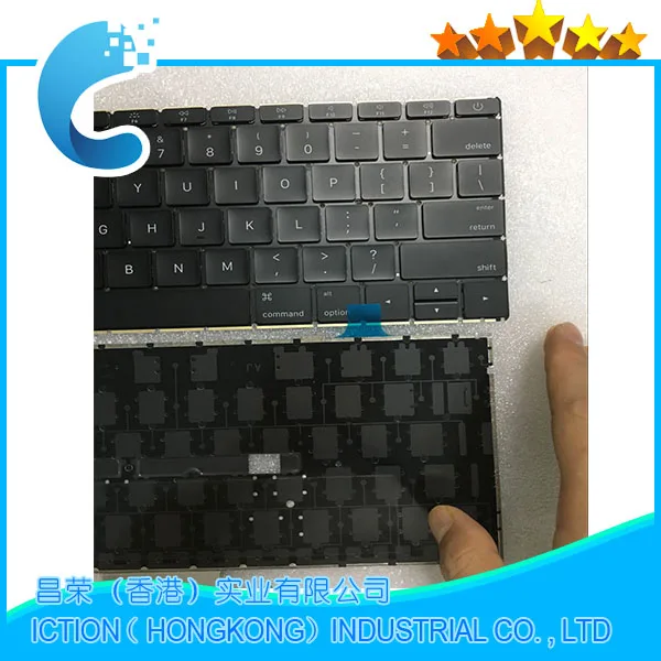 Клавиатура A1534 для MacBook Retina 12 дюймов раскладка с подсветкой MLHA2 MLHC2 EMC2991 2016|a1534