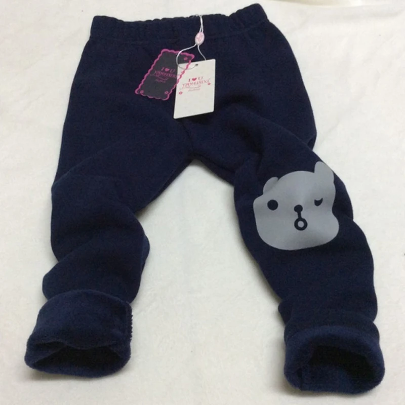 

Baby Girls Winter Leggings Kids Winter Warm Pants Children Cotton Cartoon Print Rabbit Thicken Pants Menina Casual Kid Legging