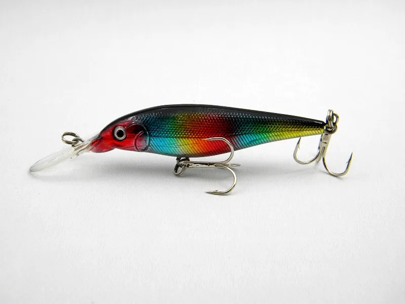 Рыболовная приманка 11CM-10G-6 # крючки Minnow wobbler fish isca искусственные жесткие приманки