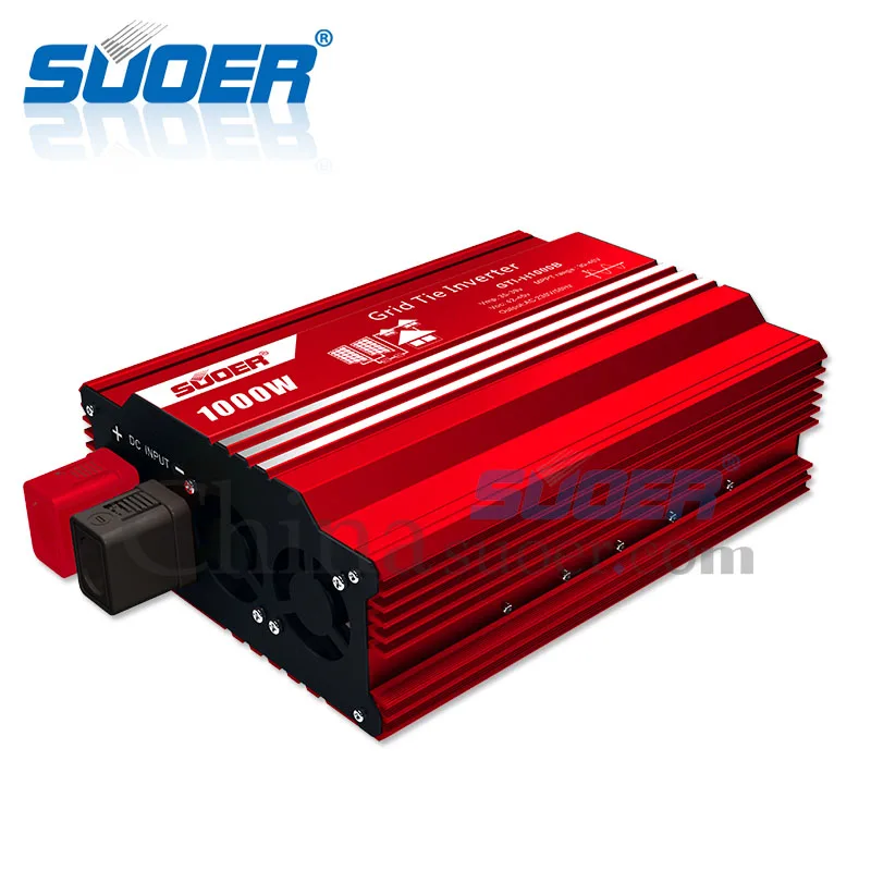 Suoer【Grid Tie Inverter】 1000W 24V 220V MPPT солнечная энергия на сетке Tie Инвертор(GTI-D1000B