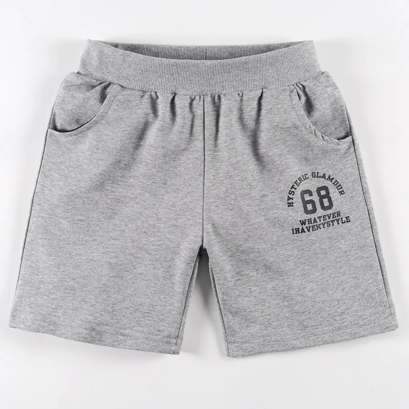 Gray 68 Шорты для мальчиков, горячая Распродажа, однотонные детские короткие штанишки для мальчиков, детские штаны для маленьких мальчиков, летние пляжные свободные шорты для мальчиков DC110 - Цвет: Gray 68