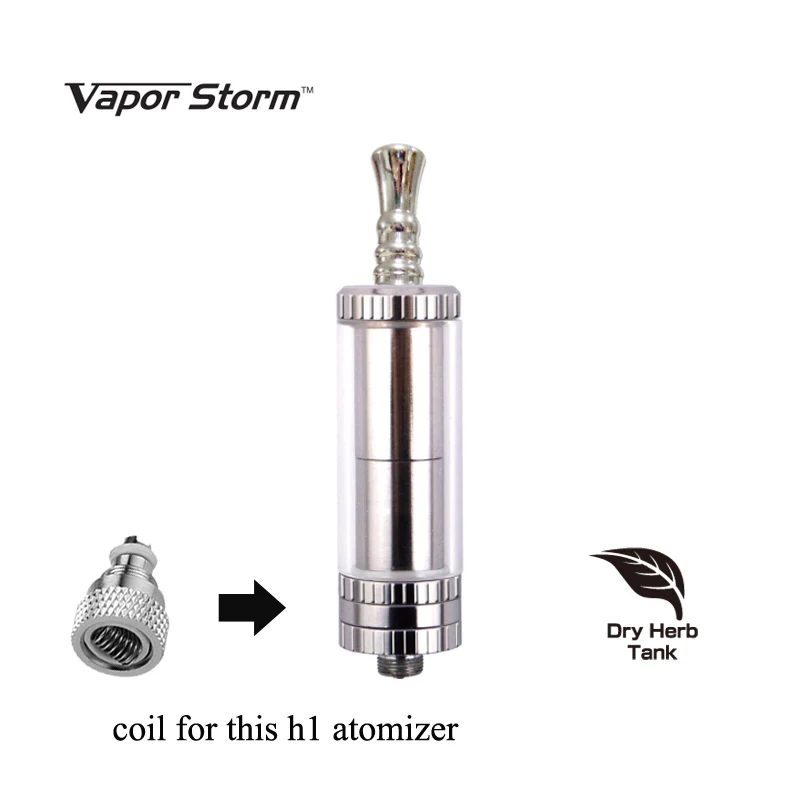 5 pcs/lot Vapor Storm H1 Dry herbal Vaporizer Tank Coil 1.0 ohm Electronic Cigarette Vape herb Smoke | Электроника