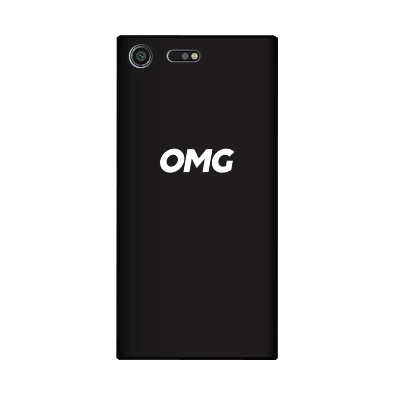 1 Силиконовый чехол QAQsam для sony Xperia Z5 Compact X XZ XZ1 L2 XA2 XA XA1 Premium, матовый чехол с рисунком для телефона - Цвет: 1