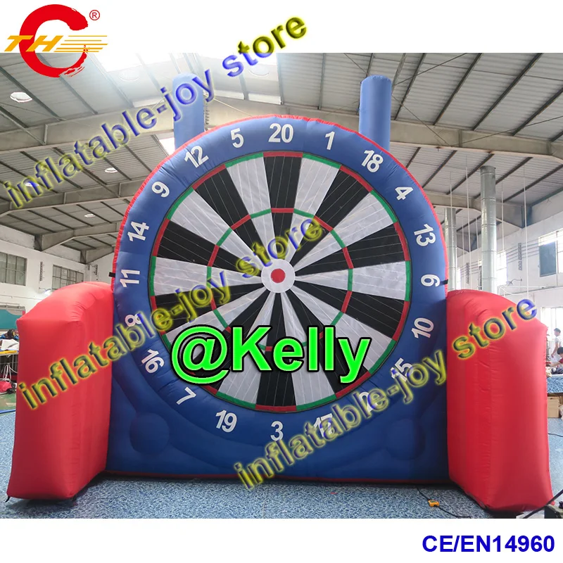 Двухсторонняя гигантская надувная настольная дротика для ног коммерческий