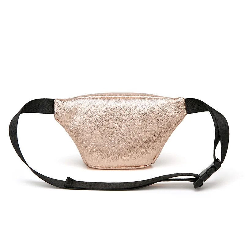 Яркая металлическая Клеменс крутая поясная сумка летняя искусственная кожа