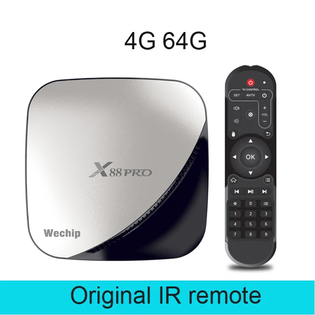 4G 64G X88 pro Smart Android 9,0 ТВ приставка 4G 64G Rockchip RK3318 двойной Wifi 4K HD телеприставка USB 3,0 YouTube Googe Play медиаплеер - Цвет: 4G 64G