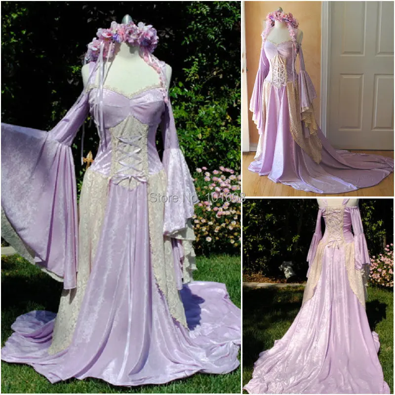 

1860S Victorian Corset Gothic/Civil War Southern Belle Ball Gown Dress Halloween dresses CUSTOM MADE R-033