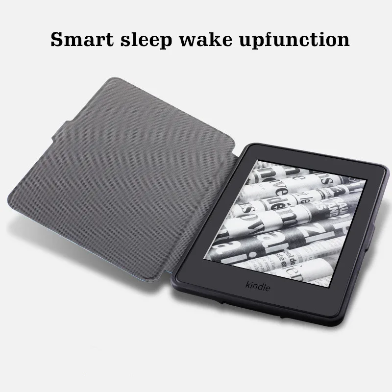 Магнитный чехол из искусственной кожи с принтом оленя для Amazon New Kindle 8th Generation 2016